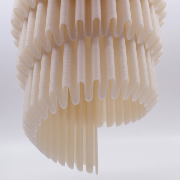 Unfurling Ripple Chandelier | Home Decor | Gift Idea | Industrial - Picture 5 of 11